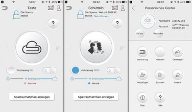 VisorTech електронний дверний циліндр-замок із Bluetooth, додатком та IP65, смарт-ключ, транспондер