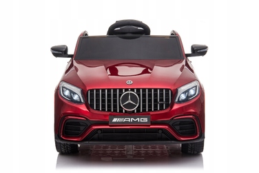 Дитячий електромобіль Mercedes GLC 63S (4x4, 180 Вт) — бордовий, глянцевий лак