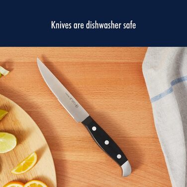 Набір ножів HENCKELS 17550-000 Solution, нержавіюча сталь, 20 предметів, темно-коричневий