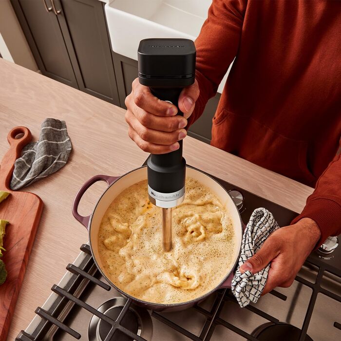 Блендер заглибний бездротовий KitchenAid Go Cordless чорний, 700 мл, з нержавіючої сталі, без акумулятора