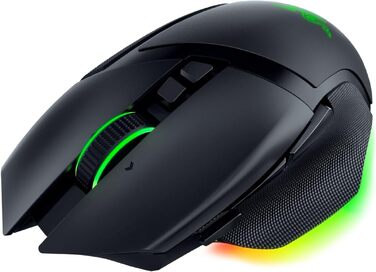 Бездротова ігрова миша Razer Basilisk V3 Pro з оптичним сенсором Focus Pro 30K, колесом HyperScroll та RGB-підсвіткою Chroma, чорна