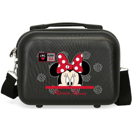 Косметичка Disney My Pretty Bow, сіра, ABS, 29x21x15 см, жорсткий корпус, 9,14 л, 0,84 кг