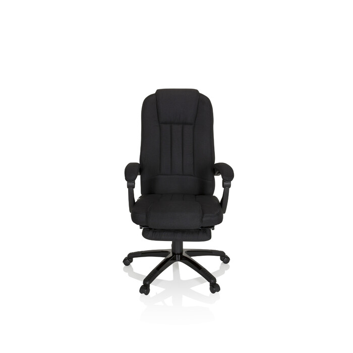 Крісло для керівника RELAX CL190 з підставкою для ніг тканина чорний mybuero