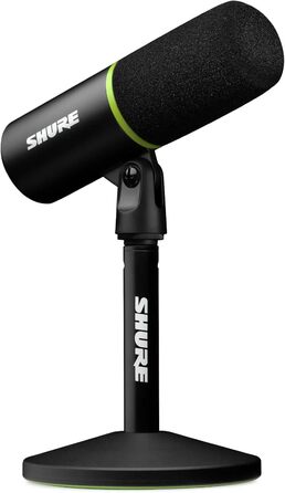 Мікрофон Shure MV6 USB-C для геймерів і стрімерів, динамічний, цифровий, для ПК, стрімінгу та ігор