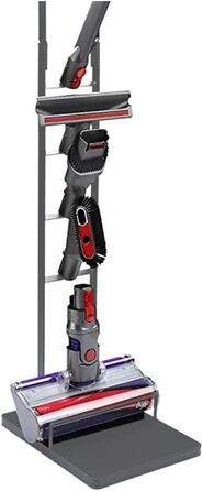 Підставка-органайзер Bison для акумуляторних пилососів Dyson V6, V7, V8, V10, V11, V15, DC30-DC35, тримач для станції (антрацит)
