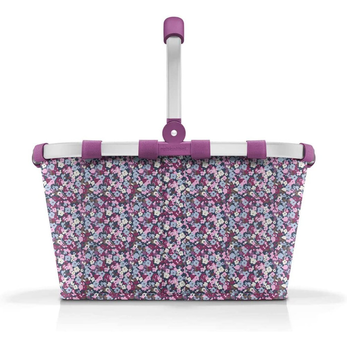 Reisenthel Carrybag Viola Mauve – Міцний кошик для покупок з великим об'ємом, водонепроникний, з внутрішньою кишенею, елегантний дизайн