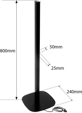 Стійки-підставки Vebos для тилових колонок Samsung HW-Q990D, HW-Q995D, HW-Q990F, HW-Q995F (комплект, 2 шт.)