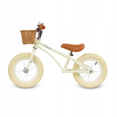 Дитячий біговель Kidwell Retro Classy з кошиком, колір Cream