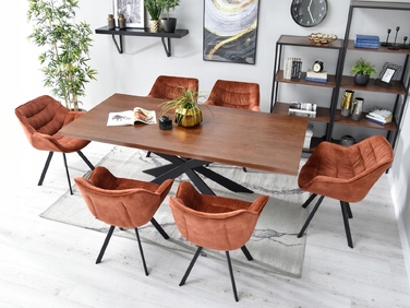 Стілець Mebel-Partner, велюр, золотий, 1 шт.