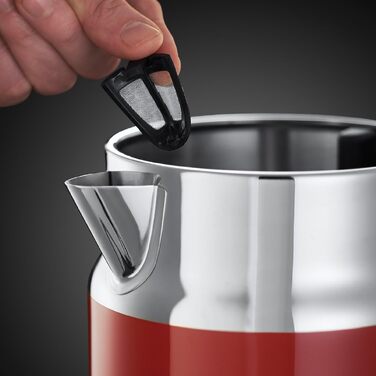 Тостер Russell Hobbs + Електричний чайник Russell Hobbs Retro червоний, клас енергоефективності A