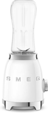 Міні-блендер SMEG Anni50, білий, ретро стиль, 600 мл