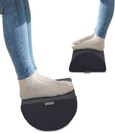 Підніжка для столу Leitz Ergo Cosy, регульована, сіра, 53710089, для офісу та дому