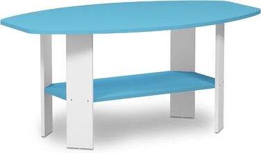 Журнальний стіл Furinno Simple Design, дерево, світло-блакитний, 54.6x90.2x41.3 см