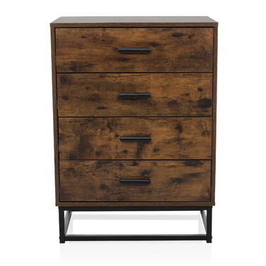 Сервант / комод VINSTRA 60x38,5x83,3 см 4 шухляди коричневий hjh LIVING