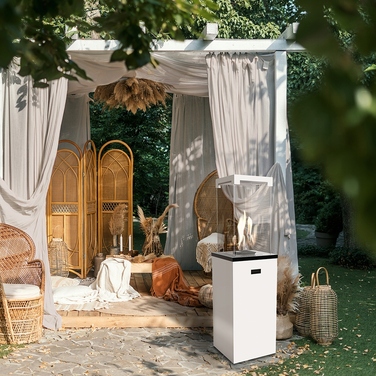 Газовий обігрівач-камін для тераси KRATKI PATIO 8,2 кВт (комплект з чохлом)