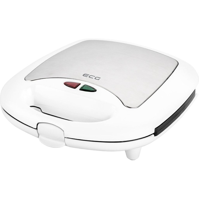 Сендвічниця ECG S 399 3в1, біла, нержавіюча сталь/пластик