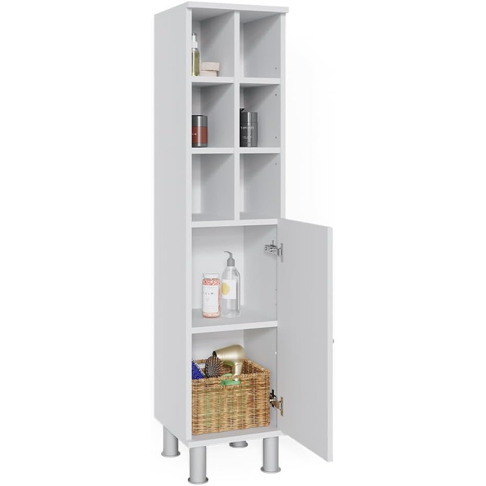 Пенал для ванної Vicco Fynn білий 30x130,6 см, велика дверцята