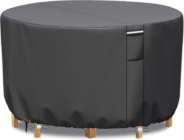 Чохол для садових меблів RICHIE водонепроникний 600D Oxford PVC дихаючий, 300x90 см, чорний