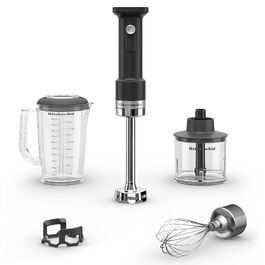 Погружний блендер KitchenAid Go KHBRV05BM з насадками, акумулятор продається окремо