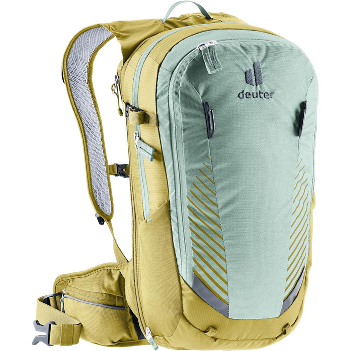 Жіночий велосипедний рюкзак Deuter Compact EXP 12 SL 12 л, блакитний/лаймовий