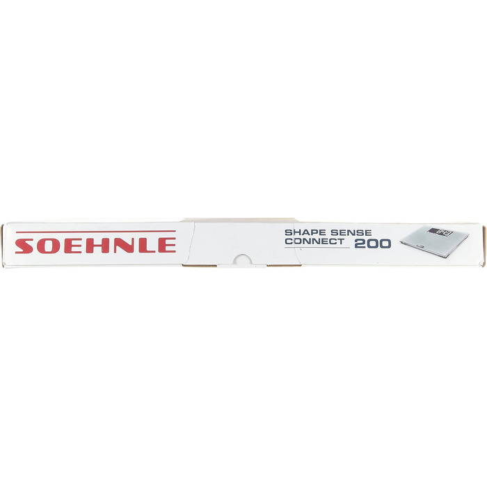 Цифрова вага Soehnle Shape Sense Connect 200 з Bluetooth для аналізу складу тіла, BIA, точний розрахунок калорій