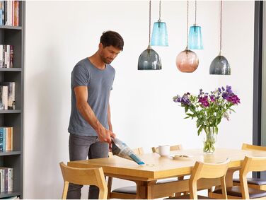 Пилосос ручний акумуляторний Black+Decker Dustbuster NVC215WA-QW, безмішковий, 7,2V, насадки для щілин і м'яких меблів, настінна зарядка, 385 мл, кобальтово-синій