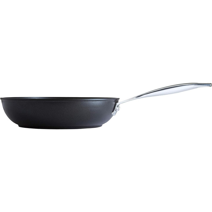 Сковорода LE CREUSET з антипригарним покриттям, 24 см, для всіх плит (індукція), антрацит/срібло
