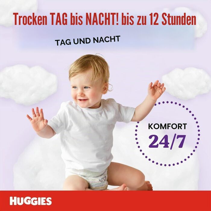 Підгузки-трусики Huggies Ultra Comfort, розмір 5 (12-17 кг), 68 шт