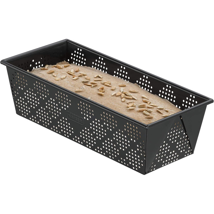 Форма для випікання хліба Kaiser Inspiration 25x11 см, антипригарна, для 750 г, перфорована, стійка до закваски