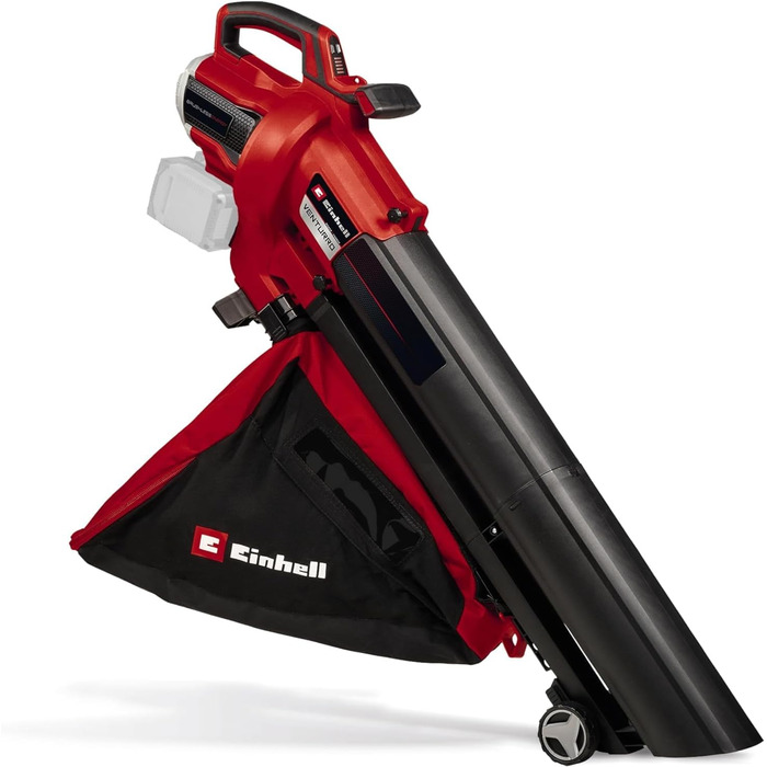 Електричний акумуляторний листозбірник Einhell VENTURRO 36/240 Power X-Change (36 В, Li-Ion, потужність всмоктування до 740 м³/год, мішок для збору листя 45 л, функція видування до 240 км/год) без акумулятора та зарядного пристрою