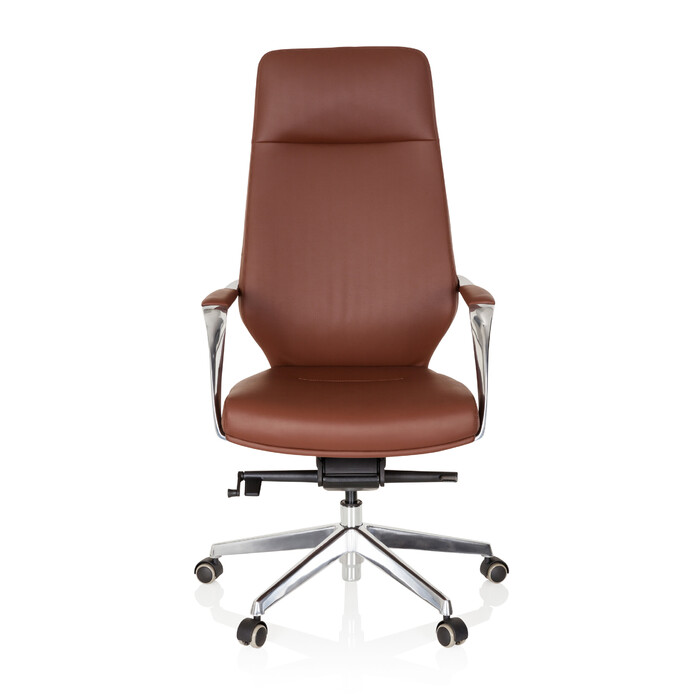 Крісло для керівника / офісне крісло VELVET штучна шкіра коричневий hjh OFFICE