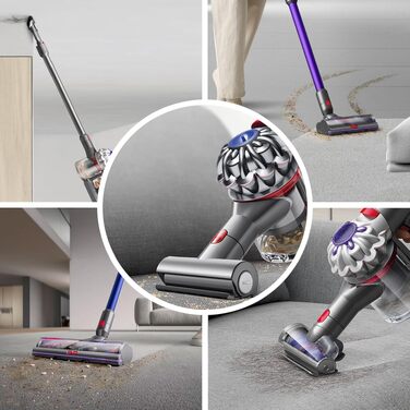 Акумулятор V8 для пилососа Dyson SV10 4600mAh (оригінал, +2 фільтри, викрутка, гвинти, щітка)