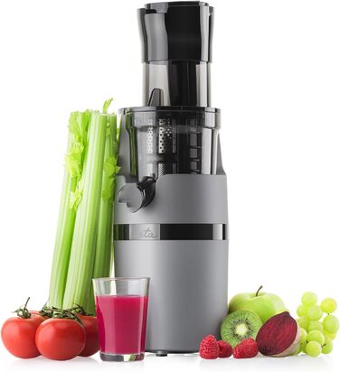 Соковитискач ETA Vitalic I Slow Juicer 200 Вт, 75 мм, для овочів, фруктів, зелені, RAW, зворотній хід, DripStop