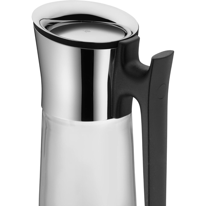 Скляна карафа WMF Basic з кришкою, 1,5 л - скляна посуда для води з нержавіючої сталі