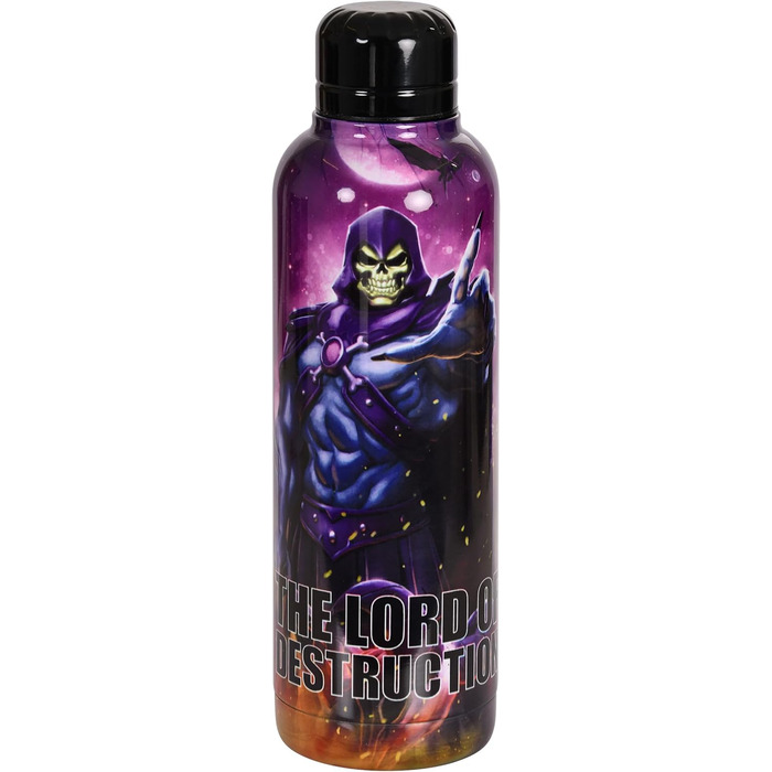 Термобутилка Masters Of The Universe Skeletor 515 мл, нержавіюча сталь, з кришкою, 25 см, лілова, Elbenwald