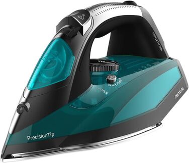 Парова праска Cecotec Fast&Furious 5020 Force, 2600 Вт, антипригарна підошва, захист від подряпин, постійна пара 60 г/хв, паровий удар 210 г/хв, система захисту від капання, точковий носик
