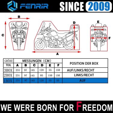 Мотоциклетний чохол FENRIR 230 см, водонепроникний, зимовий, 420D Oxford, для вулиці, зберігання з верхнім кофром, термостійкий, захист лаку, 230x100x143 см
