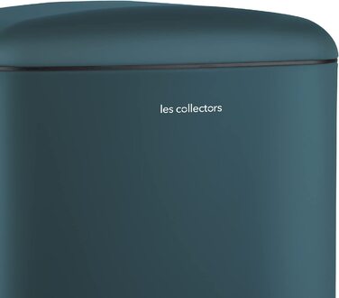 Смітник Les Collectors №716 з нержавіючої сталі, 30 л, компактний, знімне відро, матове покриття, безшумне закриття, стильний дизайн, синій