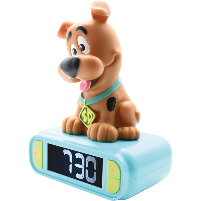 Дитячий ліхтарик-годинник Lexibook Disney Stitch RL800D1: Нічник з мелодіями, LCD-дисплей, рожевий