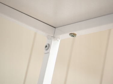 Консоль Mebel-Partner, білий матовий, 80 x 76,5 x 28 см