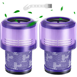 Hepa-фільтр JORAIR для пилососа Dyson V11/V15, миючий, сумісний з Animal/Absolute/Torque Drive/Fluffy/Complete Pro, набір 2 шт, заміна DY-970013-02 & 97001302