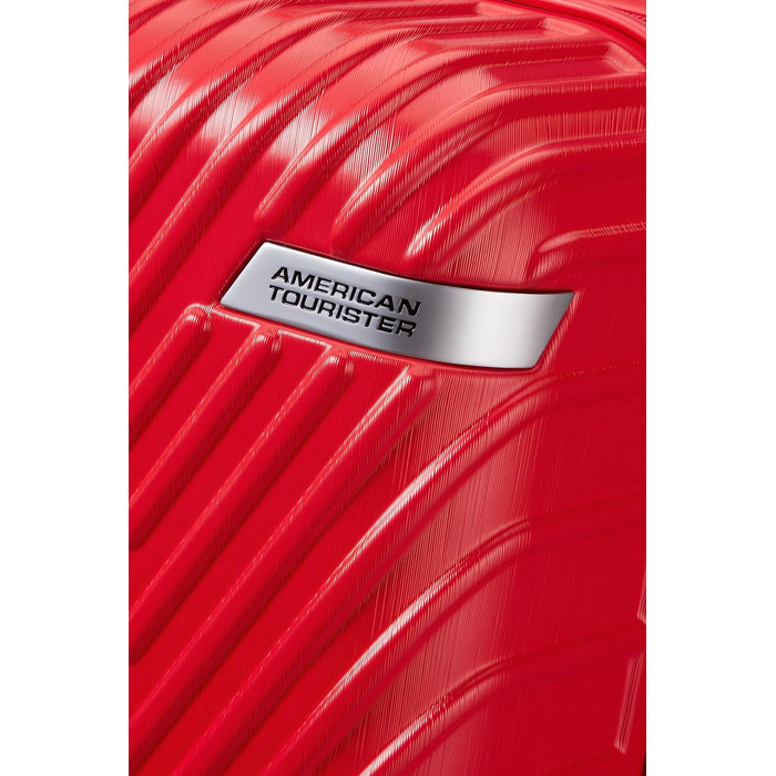 Валіза American Tourister Mickey Clouds, розширювана, 66 см, 63/70 л, червона, на колесах, середня