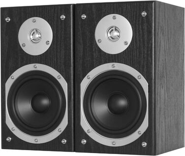 Пасивні HiFi полочні колонки Fenton SHFB55B, 280 Вт, 5 дюймів, компактні акустичні системи для дому, офісу та студії (пара)