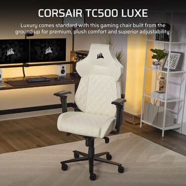 Ігрове крісло Corsair TC500 Luxe Frost, універсальний розмір