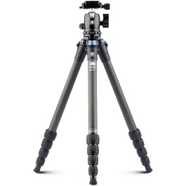SIRUI AM-225+B-00K Карбоновий штатив для фотоапарата, 127,3 см, легкий туристичний трипод із 360° панорамною кульовою головкою, макс. навантаження 6 кг