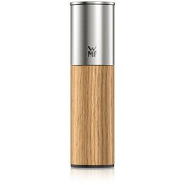 Мельниця WMF Nature Pro: ручна для солі та перцю з керамічним механізмом, регульованим помолом та аромашлузом