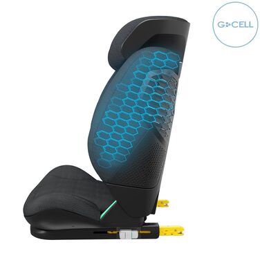 Дитяче автокрісло Maxi-Cosi RodiFix Pro² i-Size (100–150 см, 3.5–12 років) з ISOFIX, ClimaFlow та захистом G-CELL, Graphite