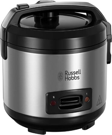 Рисоварка Russell Hobbs 27080-56 з функцією приготування на парі, 1.2л, чаша з антипригарним покриттям, нержавіюча сталь