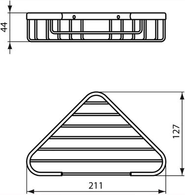 Кутова мильниця Ideal Standard IOM хромована