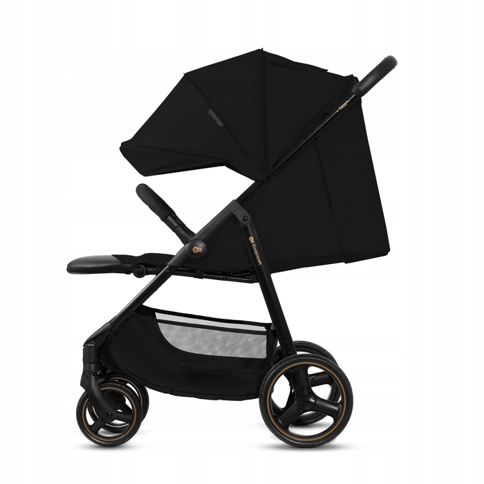 Легкий прогулянковий візок Kinderkraft TRIG 3, до 22 кг, чорний
